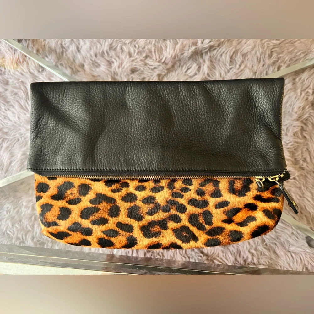 Talbots Leather and Calfskin Folding Clutch